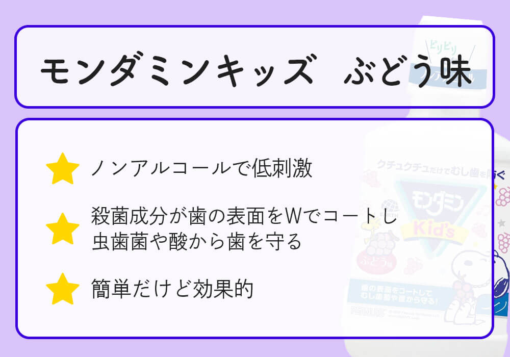 モンダミンキッズ ぶどう味　